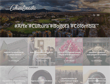 Tablet Screenshot of culturabogota.com